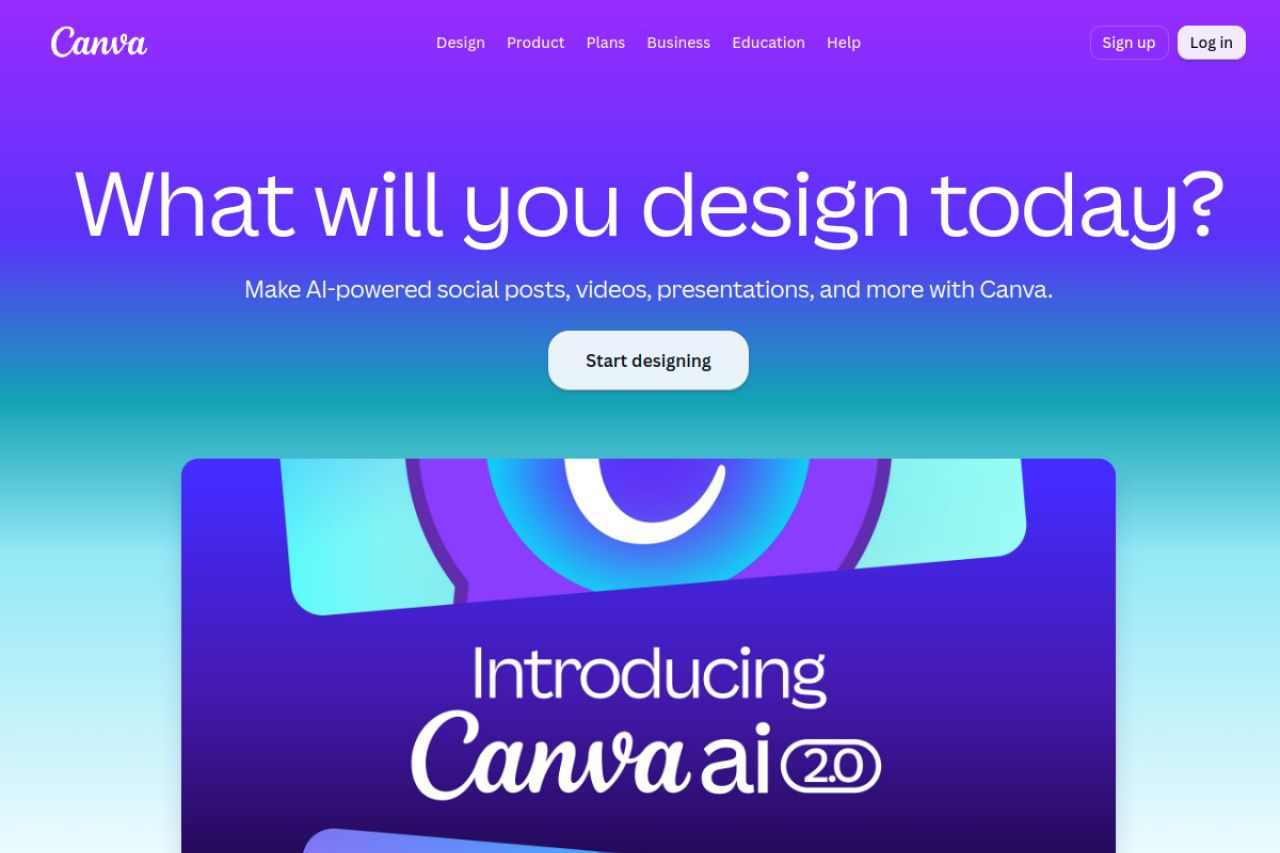 Скриншот сайта Canva Pro